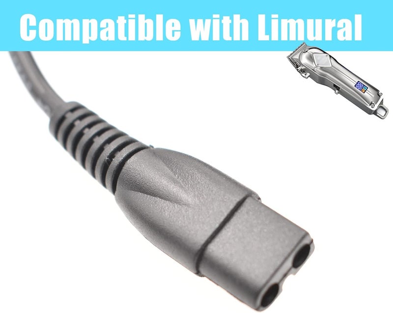 BOEEA Charger Compatible with Limural Hair Clippers for Men,Hair Clippers Charger Cord Replacement fits Limural Hair Clipper, Power Cord Supply Adapter - Image 4